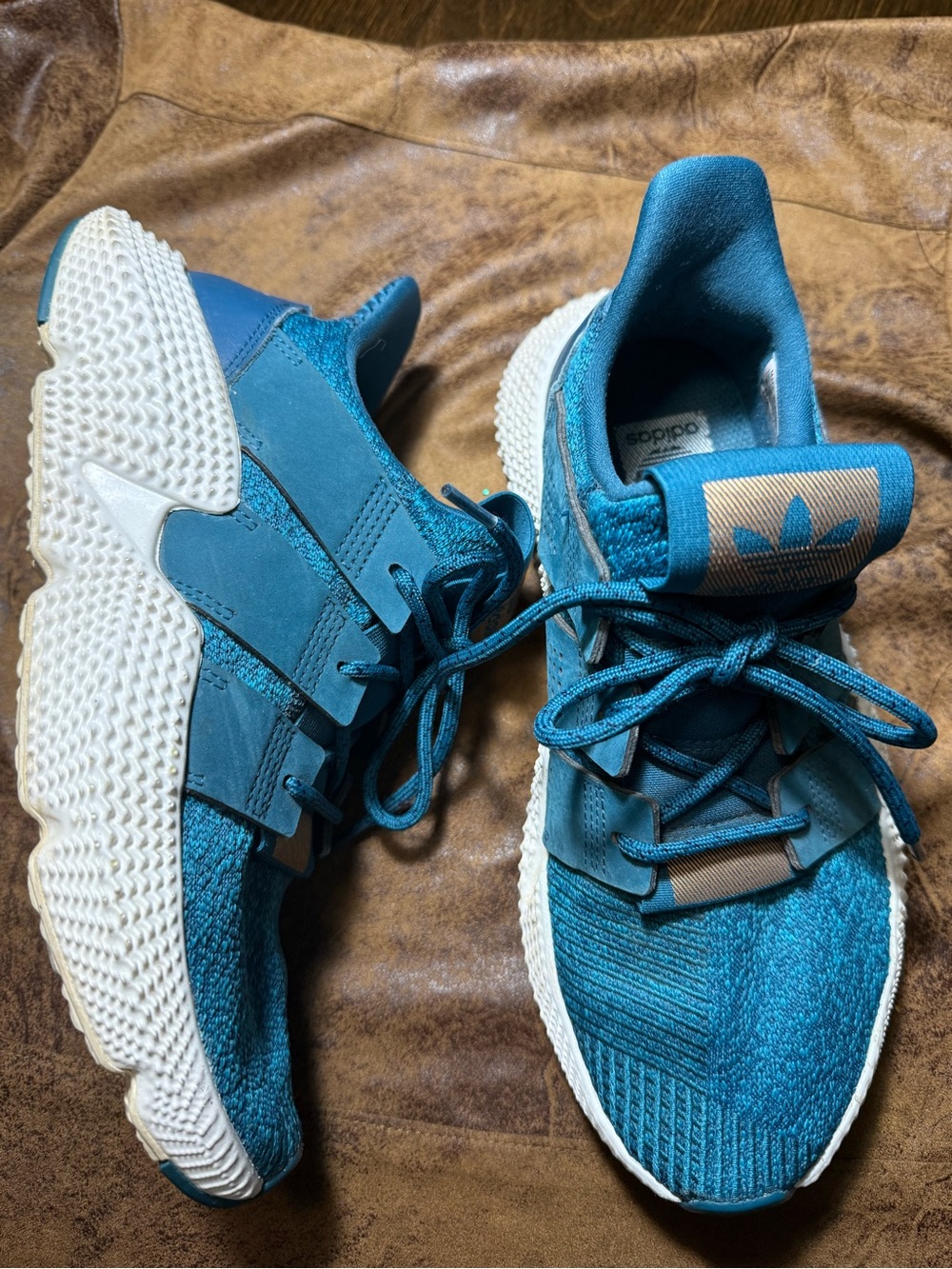 65. Adidas Prophere Real Teal Women's Running Sneakers Size 8